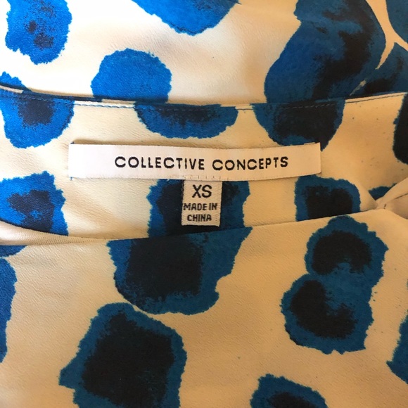 Blue Polka Dot Dress - Picture 2 of 4